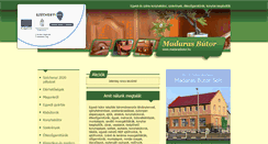Desktop Screenshot of madarasbutor.hu